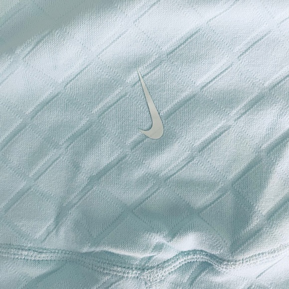 NWT Nike Luxe Yoga High-Waisted Jacquard Legging Capris in Teal Tint / Size 1X - Picture 6 of 6